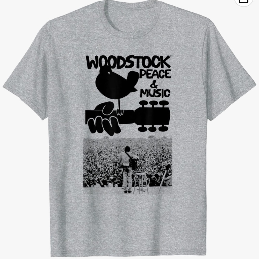 Woodstock Peace & Music vintage t-shirt. Size L